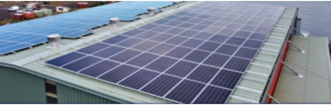 Cubierta industrial fotovoltaica